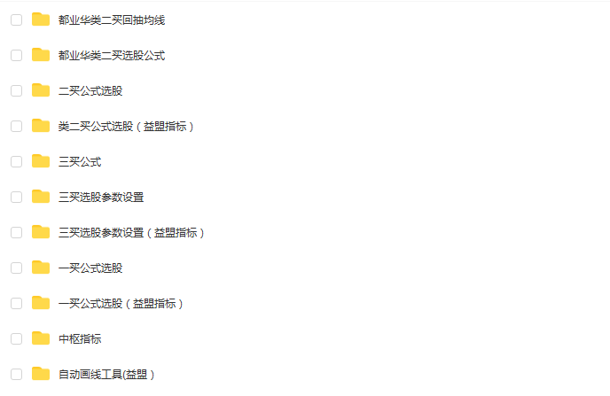 图片[6]智标公式网-提供金钻指标以及精品亲测实战指标公式，汇集各大股市名师高手教程、股市战法交流等.....都业华选股公式合集（同花顺+益盟操盘手）