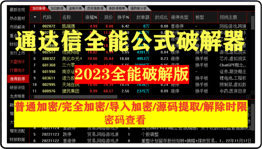 图片[1]智标公式网-提供金钻指标以及精品亲测实战指标公式，汇集各大股市名师高手教程、股市战法交流等.....【2024年 通达信公式解密器全能版】通达信指标公式密码解密器，全能版（无需卡密，不限电脑）原创独家智标公式网-提供金钻指标以及精品亲测实战指标公式，汇集各大股市名师高手教程、股市战法交流等.....智标公式网