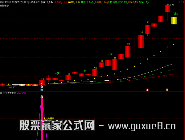 图片[2]智标公式网-提供金钻指标以及精品亲测实战指标公式，汇集各大股市名师高手教程、股市战法交流等.....【龙头猎手】主图附图选股/捕捉龙头起涨信号/手机电脑通用信号不漂移 （众筹指标）（众筹指标）智标公式网-提供金钻指标以及精品亲测实战指标公式，汇集各大股市名师高手教程、股市战法交流等.....智标公式网