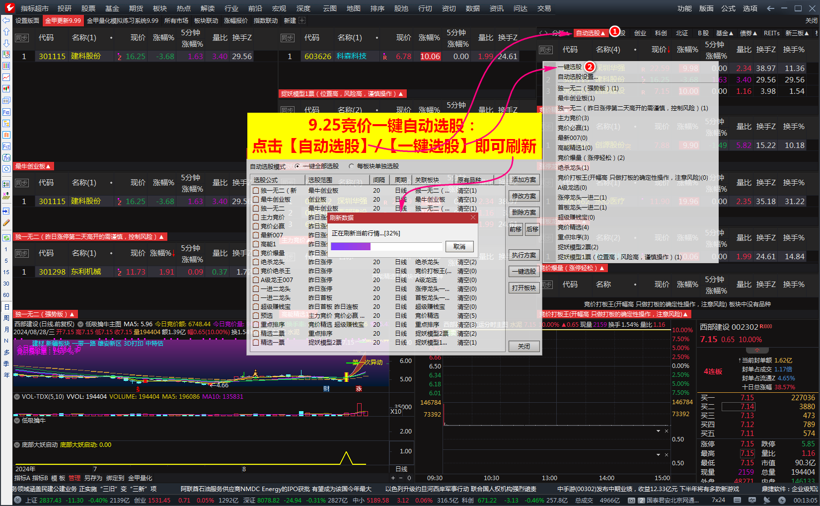 图片[7]智标公式网-提供金钻指标以及精品亲测实战指标公式，汇集各大股市名师高手教程、股市战法交流等.....【金甲量化竞价系统V9.99】通达信最新研究版 更新独一无二核心指标无时间限制 软件+指标 永久使用【众筹指标系列】智标公式网-提供金钻指标以及精品亲测实战指标公式，汇集各大股市名师高手教程、股市战法交流等.....智标公式网