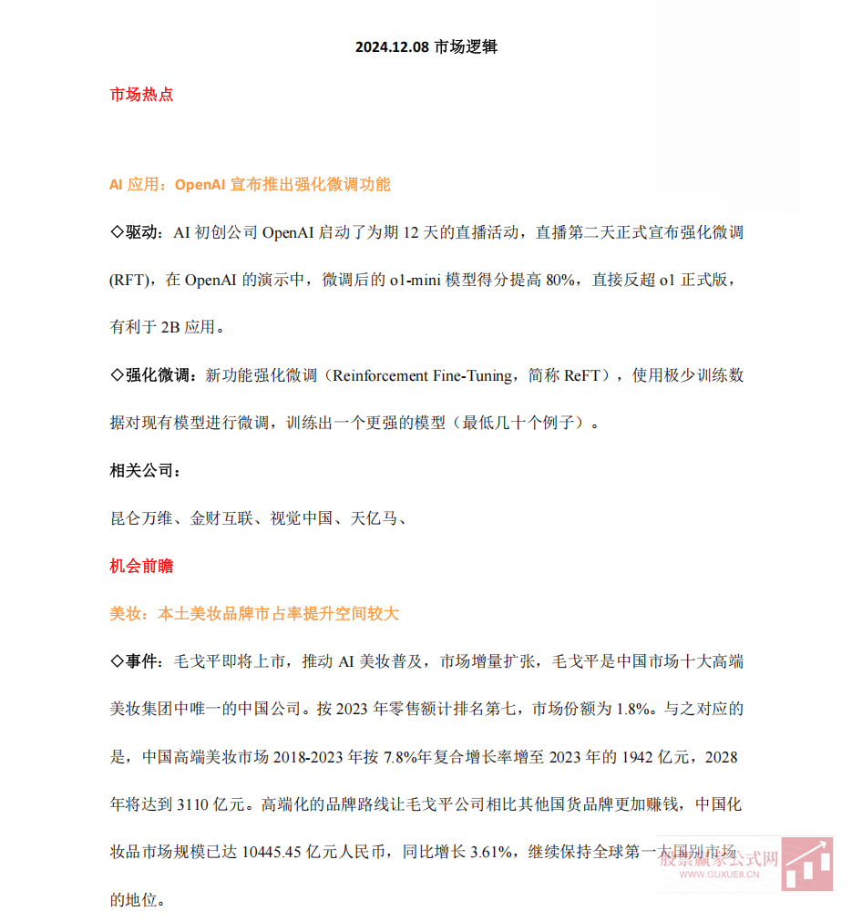图片[1]智标公式网-提供金钻指标以及精品亲测实战指标公式，汇集各大股市名师高手教程、股市战法交流等.....2024.12.08 市场逻辑 （内参）智标公式网-提供金钻指标以及精品亲测实战指标公式，汇集各大股市名师高手教程、股市战法交流等.....智标公式网