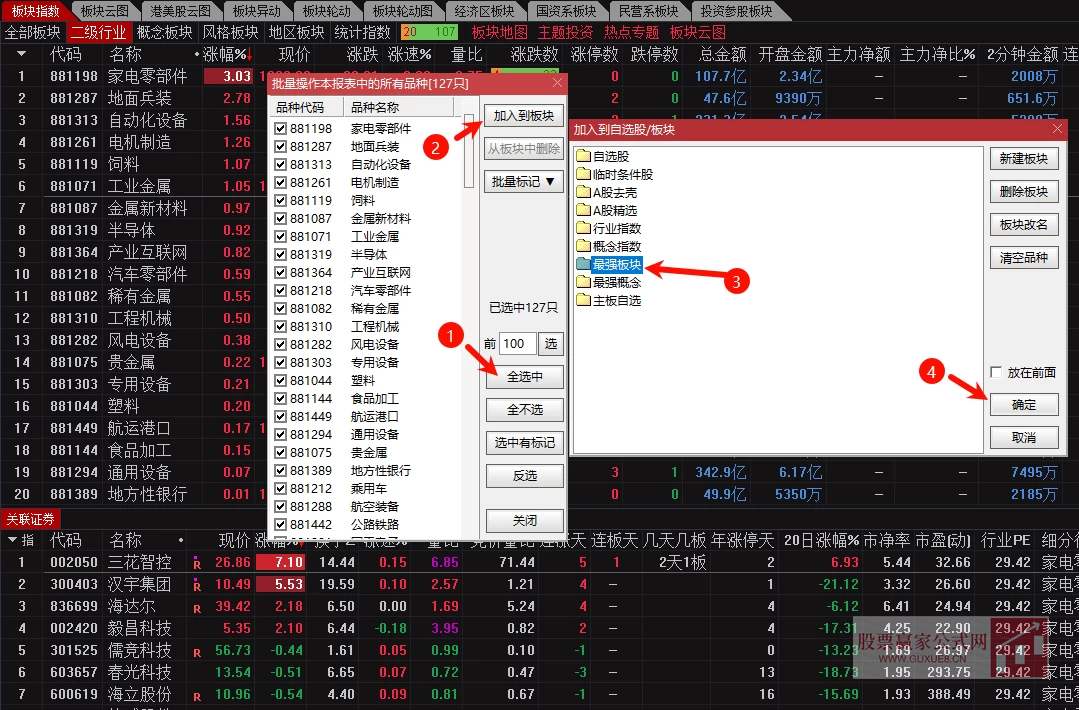 图片[3]智标公式网-提供金钻指标以及精品亲测实战指标公式，汇集各大股市名师高手教程、股市战法交流等.....【最强行业概念】股票池 筛选热点行业概念及热点行业输出成分股【实战指标系列】智标公式网-提供金钻指标以及精品亲测实战指标公式，汇集各大股市名师高手教程、股市战法交流等.....智标公式网