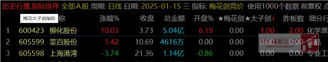 图片[9]智标公式网-提供金钻指标以及精品亲测实战指标公式，汇集各大股市名师高手教程、股市战法交流等.....【梅花剑+太子剑】2025年 高胜率早盘竞价排序 快速锁定优质目标 源码开放 永久版！【众筹指标系列】智标公式网-提供金钻指标以及精品亲测实战指标公式，汇集各大股市名师高手教程、股市战法交流等.....智标公式网