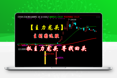 【主力龙头】主副图选股捕捉龙头以及龙回头信号，无未来函数【手机电脑通用】智标公式网-提供金钻指标以及精品亲测实战指标公式，汇集各大股市名师高手教程、股市战法交流等.....智标公式网
