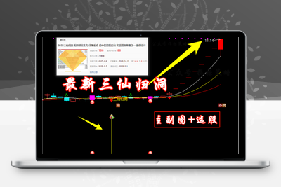 【三仙归洞】2025金钻 三仙归洞 阳指锁定主力 浮筹振仓 盘中监控捉启动 实战精选策略智标公式网-提供金钻指标以及精品亲测实战指标公式，汇集各大股市名师高手教程、股市战法交流等.....智标公式网
